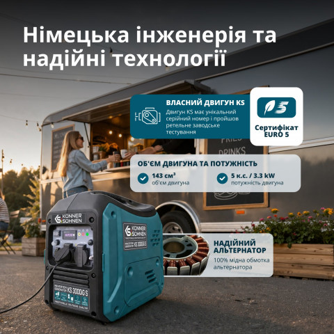 Інверторний генератор KS 3000iG S