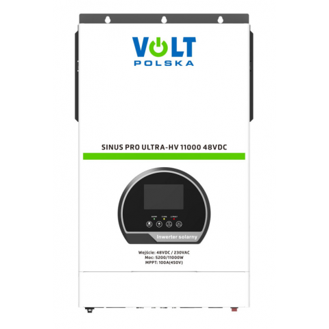 Сонячний інвертор Volt Polska ULTRA-HV 11000 48/230V (5200/11000W) + 100A MPPT (450V) (3SSHV50048)