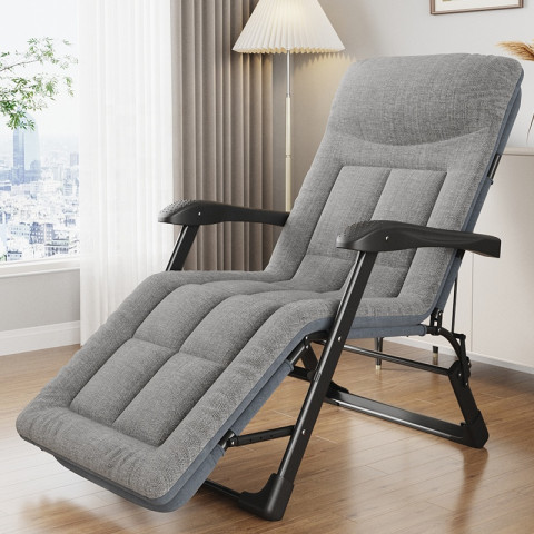 Розкладне крісло ліжко з вбудованим матрацом LEOBRO Grey (LB-FCB-G3-GRY)