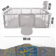 Дитячий манеж LEOBRO Multisport 120 x 180 см Сірий (LB-1137)