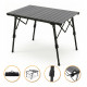 Розкладний туристичний стіл LEOBRO Pro Camp Black Alu (LB-1064)
