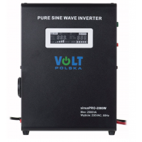 Гібридний ДБЖ/інвертор Volt Polska SINUS PRO 2000 W 24/230V 1400/2000W (3SP200024W)