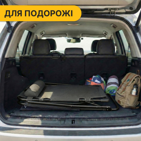 Розкладне крісло з подушкою LEOBRO Коричневий (LB-FCB-G1-BRN)