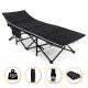 Туристична похідна розкладачка з Mesh-матрацом LEOBRO Black (LB-CC-L1-BLK)