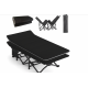 Туристична похідна розкладачка з Mesh-матрацом LEOBRO Black (LB-CC-L1-BLK)