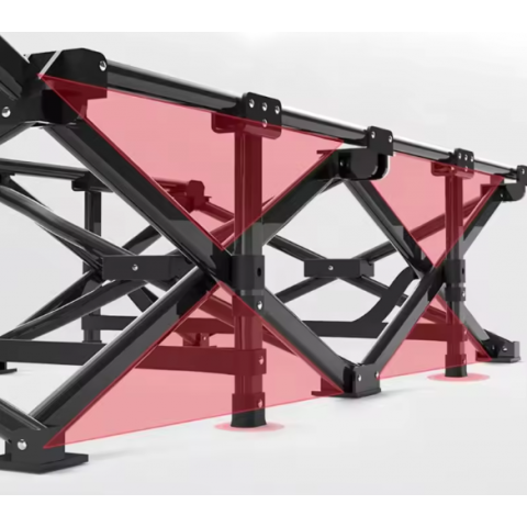 Туристична похідна розкладачка з Mesh-матрацом LEOBRO Black (LB-CC-L1-BLK)