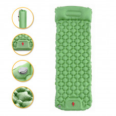 Надувний похідний килимок матрац LEOBRO Air Mat 190 x 60 см Green (LB-1095)