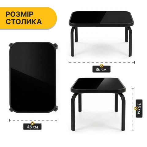 Комплект садових меблів LEOBRO Comfort (Диван, 2 крісла, столик) із підвісною парасолею — Сірий