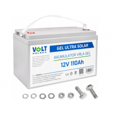 Гелевий Акумулятор 110Ah 12V VOLT GEL VPRO SOLAR (6AKUGEL110)