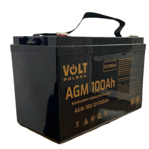 Комплект інвертору Volt Polska SINUS PRO 2000W 1400/2000W + 2 шт Акумулятор VOLT VRLA 100Ah 12V