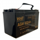 Комплект інвертору Volt Polska SINUS PRO 2000W 1400/2000W + 2 шт Акумулятор VOLT VRLA 100Ah 12V