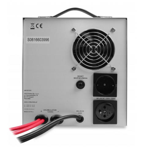 Гібридний ДБЖ/інвертор Volt Polska SINUS PRO 2000 E 12/230V 1250/2000W (3SP092012E)
