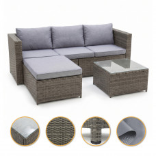 Комплект садових меблів LEOBRO Lounge Set 3-в-1 (LB-1057)