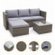 Комплект садових меблів LEOBRO Lounge Set 3-в-1 (LB-1057)