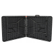 Розкладний стіл для кейтерингу FunFit 180x74 x 4 см Чорний (4900)