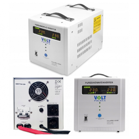 Гібридний ДБЖ/інвертор Volt Polska SINUS PRO 2200 E 12/230V 1600/2200W (3SP092212E)