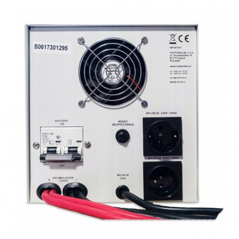 Гібридний ДБЖ/інвертор Volt Polska SINUS PRO 2200 E 12/230V 1600/2200W (3SP092212E)