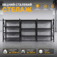 Металевий стелаж LEOBRO Premium Pro 200х600х50 см (300 кг/полиця, 10 полиць, 3 секції, LB-R131)