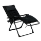 Розкладне крісло шезлонг LEOBRO Zero Gravity Premium Plus Black (LB-ZGC-K2-BLK)