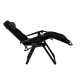 Розкладне крісло шезлонг LEOBRO Zero Gravity Premium Plus Black (LB-ZGC-K2-BLK)