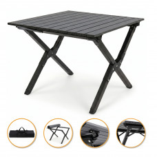 Розкладний туристичний стіл LEOBRO Camp Black M (LB-1066)