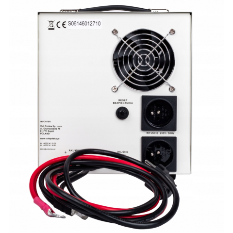 Комплект Volt Polska SINUS PRO 1500E 12/230V 1000/1500W + Акумулятор гелевий Volt Polska GEL 110 Ah
