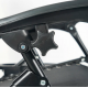 Розкладне крісло шезлонг LEOBRO Zero Gravity Чорне (HT-167D BLACK)