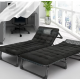 Розкладне ліжко (розкладачка) з матрацом і подушкою LEOBRO Striped (LB-FB-A1-STR)