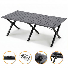 Розкладний туристичний стіл LEOBRO Camp Black XL (LB-1070)