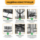 Садова гойдалка з подушками та москитною сіткою LEOBRO Elit Grey (LB-1098)