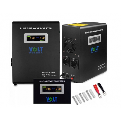 Комплект Volt Polska SINUS PRO 800 W 12/230V 500/800W + Акумулятор VOLT AGM VRLA 100Ah 12V