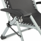 Розкладне крісло шезлонг LEOBRO Zero Gravity Premium Plus Чорне (LB-ZGC-E1-BLK)