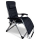 Розкладне крісло шезлонг LEOBRO Zero Gravity Premium Plus Чорне (LB-ZGC-E1-BLK)