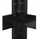Стелаж LEOBRO Black 150 х 70 х 30 см, 175кг/полиця, 5 полиць (LB-R117)