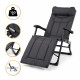Розкладне крісло ліжко з вбудованим матрацом LEOBRO Black (LB-FCB-G3-BLK)