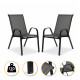 Комплект садових крісел LEOBRO Chairs Set, 2шт (LB-1051)