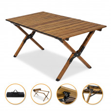 Розкладний туристичний стіл LEOBRO Camp Wood L (LB-1067)