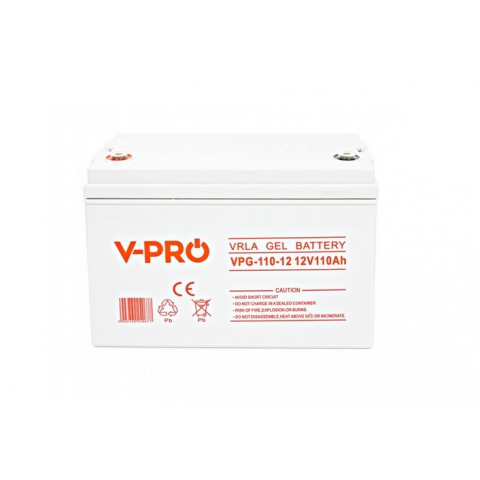 Аварійний комплект Volt Polska SINUS PRO 800 E 12/230V 500/800W + Акумулятор VOLT GEL VPRO SOLAR 110Ah 12V