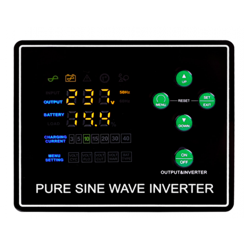 Гібридний ДБЖ/інвертор Volt Polska SINUS PRO 900 E PLUS 12/230V 600/900W (3SPM09012M)