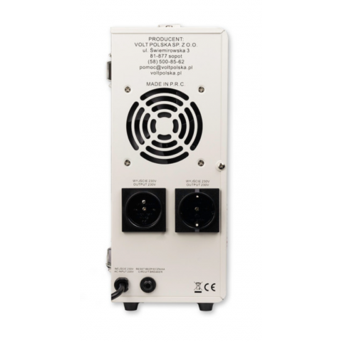 Гібридний ДБЖ/інвертор Volt Polska SINUS PRO 900 E PLUS 12/230V 600/900W (3SPM09012M)