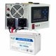 Комплект Volt Polska SINUS PRO 850 E PLUS 12/230V 500/850W + Акумулятор GEL 12V 110 Ah