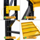 Металевий стелаж LEOBRO Premium Pro 200 х 200 х 50 см, 300кг/полиця, 5 полиць (LB-R132)