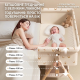 Дитяче ліжечко-трансформер LEOBRO Smart Crib Pro 5в1 Бежеве (LB-1135)