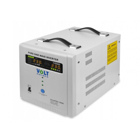 Аварійний комплект Volt Polska SINUS PRO 1500 E 12/230V 1050/1500W + Акумулятор VOLT AGM VRLA 100Ah 12V