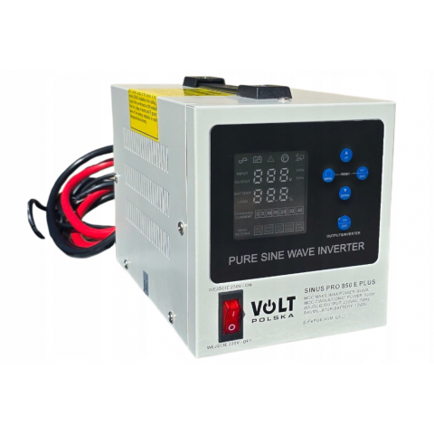 Комплект Volt Polska SINUS PRO 850 E PLUS 12/230V 500/850W + Акумулятор AGM 12V 100 Ah