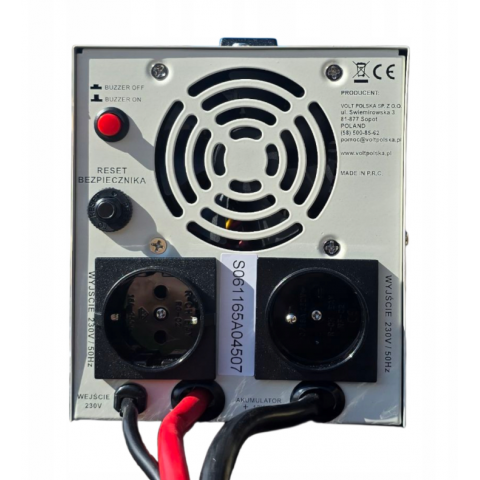 Комплект Volt Polska SINUS PRO 850 E PLUS 12/230V 500/850W + Акумулятор AGM 12V 100 Ah