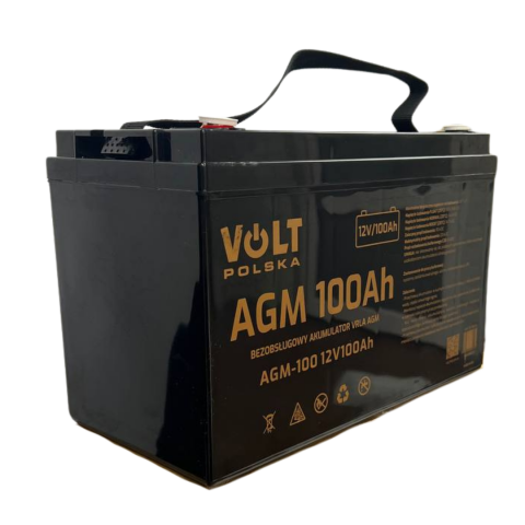 Комплект Volt Polska SINUS PRO 850 E PLUS 12/230V 500/850W + Акумулятор AGM 12V 100 Ah