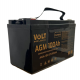 Комплект Volt Polska SINUS PRO 850 E PLUS 12/230V 500/850W + Акумулятор AGM 12V 100 Ah