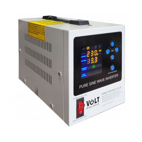 Аварійни комплект живлення Volt Polska SINUS PRO 850 E PLUS 12/230V 500/850W + Акумулятор LiFePo4 12.8V 100 Ah