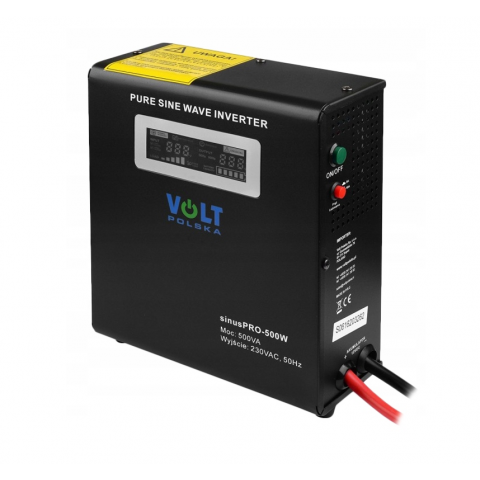 Комплект аварійного живлення Volt Polska SINUS PRO 500 E + Акумулятор VOLT AGM VRLA 100Ah 12V